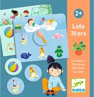 Djeco JEUX  EDUCATIFS - MÉMOS, LOTOS, DOMINOS Loto Dans la maison - FSC MIX