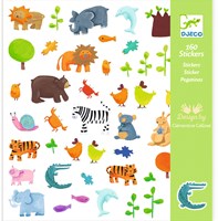 Djeco LES PETITS CADEAUX DES GRANDS - STICKERS Animaux - FSC MIX (PACKAGING)