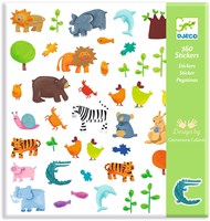 Djeco LES PETITS CADEAUX DES GRANDS - STICKERS Animaux - FSC MIX (PACKAGING)
