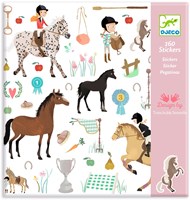 Djeco LES PETITS CADEAUX DES GRANDS - STICKERS Les chevaux - FSC MIX (PACKAGING)