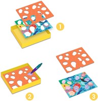 Djeco LES PETITS - COLORIAGE Piou piou & co - FSC MIX