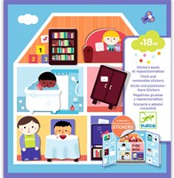 Djeco LES PETITS CADEAUX DES PETITS - STICKERS La maison - FSC MIX (PACKAGING)