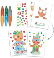 Djeco LES PETITS - COFFRET MULTI ACTIVITES Les animaux et leurs maisons - FSC MIX