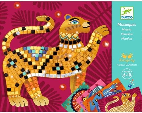 Djeco LES PLUS GRANDS - COLLAGES Au cœur de la jungle - FSC MIX