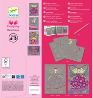 Djeco LES PETITS CADEAUX DES GRANDS - CARTES A GRATTER Le bal des coquettes - FSC MIX