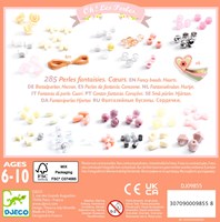 Djeco L'ART DU FIL - PERLES & BIJOUX Cœurs