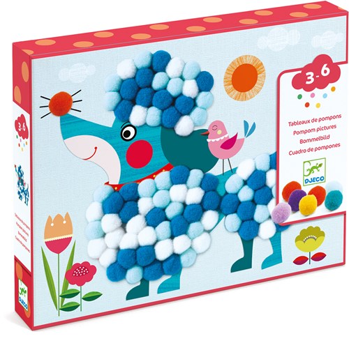 Djeco LES PETITS - COLLAGES Des chiens à caresser - FSC MIX