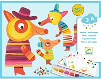 Djeco LES PETITS - PEINTURE La famille renard - FSC MIX