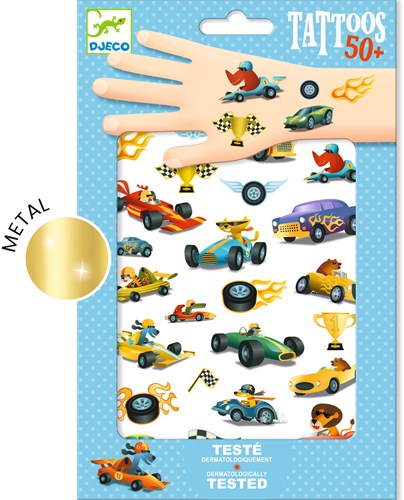 Djeco BODY ART - TATOUAGE Bolides - FSC MIX (PACKAGING)