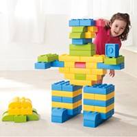 Eduplay bloques de construcción Q-blocks 64 piezas juguete creativo colorido-2