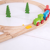 BigJigs agujas mecánicas de madera para tren - set de expansión-2