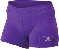 Gilbert pantalón corto netball mujer morado Eclipse II W 14 pantalón deportivo-3