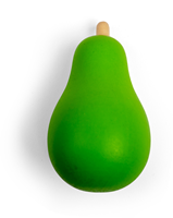 BigJigs juguete de madera pera - fruta educativa para juego simbólico-3