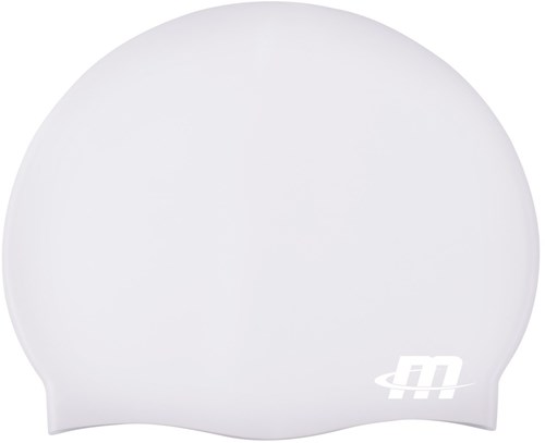 Megaform gorro de natación de látex para adultos - blanco - accesorio natación-2
