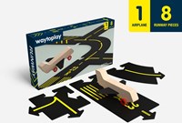 Waytoplay juguete aeropuerto - Set aeropuerto flexible para niños