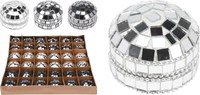 Home & Styling joyero cristal espejo redondo 45mm plata decoración