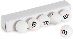 Megaform pelotas de tenis de mesa caja 6 unidades 2 estrellas duraderas