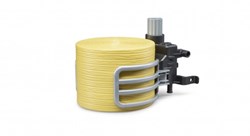 Bruder accesorio pinza para balas juguete con 1 bala redonda de heno 1:16