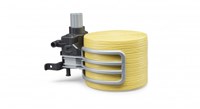 Bruder accesorio pinza para balas juguete con 1 bala redonda de heno 1:16-3