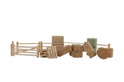 Kids GLOBE set de accesorios granja 19 piezas escala 1:32 juguete