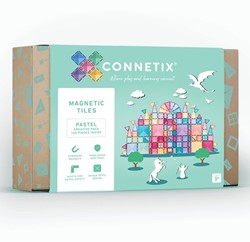 Connetix Azulejos Magnéticos Pastel Creative 120 Piezas
