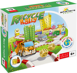 Adventerra Games juego educativo de mesa Recycle Rally para niños