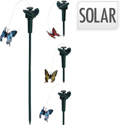 ProGarden estaca solar de jardín mariposa 38cm iluminación exterior