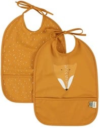 Trixie Pack de 2 baberos impermeables - Mr. Zorro