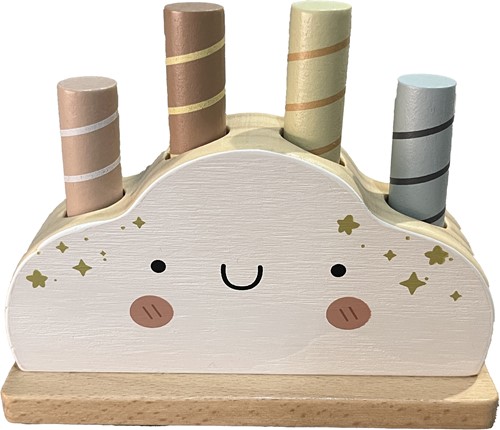 Atan Juguete de madera Pop-Up