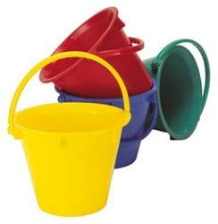 Rolf Bucket for sand sieves. blue 2,5+