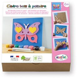 Aladine set creativo 3D MDF mariposa - set de juguetes creativos