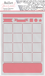 Aladine Bullet Journal plantilla stencil A5 calendario creativo