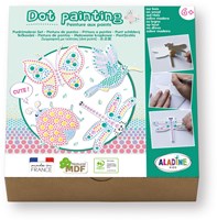 Aladine Dot Painting Set - Set de pintura naturaleza niños formas madera