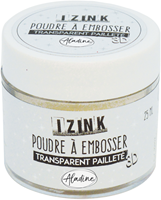 Aladine polvo de embossing 25 ml glitter transparente para manualidades