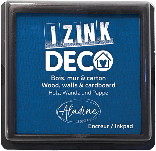 Aladine almohadilla de tinta azul marino XL para decorar y estampar creativamente