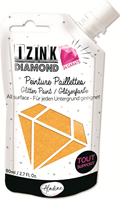 Aladine pintura con purpurina Izink Diamond 24 quilates 80 ml naranja manualidades