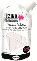 Aladine pintura con purpurina Izink Diamond 24 quilates 80 ml nácar creativa