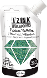 Aladine pintura con purpurina Izink Diamond 80 ml azul celeste para manualidades