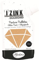 Aladine pintura con purpurina Izink Diamond 80 ml oro pastel para manualidades