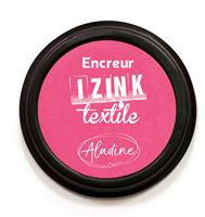 Aladine almohadilla tinta textil frambuesa rosa - tampón para tela