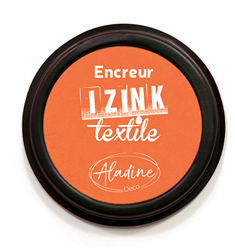 Aladine tampón de tinta textil naranja - almohadilla para sellos de tela