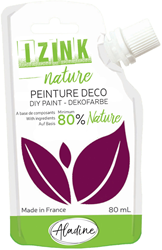 Aladine témpera Izink Nature 80 ml Bordeaux creativo sostenible