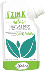 Aladine témpera Izink Nature 80 ml turquesa bolsa exprimible