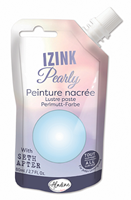 Aladine pintura nacarada Izink Pearly 80 ml azul gris creativo