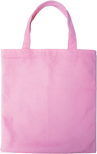 Aladine bolsa tote algodón 39x34 cm rosa - bolsa creativa para niños