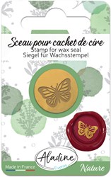 Aladine sello cera mariposa - sello creativo hobby multicolor