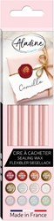 Aladine barras de cera para sellos - 4 unidades rosa pastel para manualidades