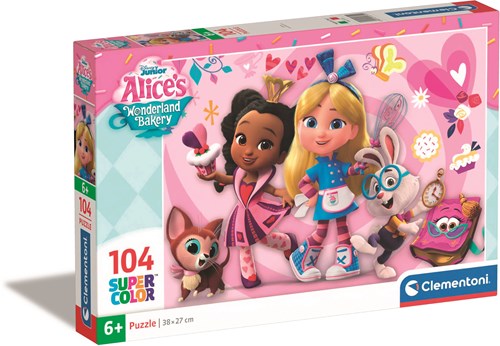 Clementoni puzzle Alice Wonderland Bakery - 104 piezas cartón puzzle infantil-2