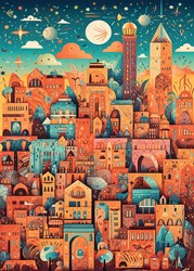 Alipson Puzzle rompecabezas Amazing City 500 piezas multicolor