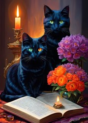 Alipson Puzzle rompecabezas Black Cats - 500 piezas cartón